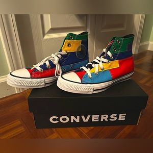 Converse Chuck Taylor All Star Patchwork Colorblock Hightop Shoes